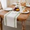 Embroidered Table Runner Irregular Willow Leaf Table Runners 60 Inches Long